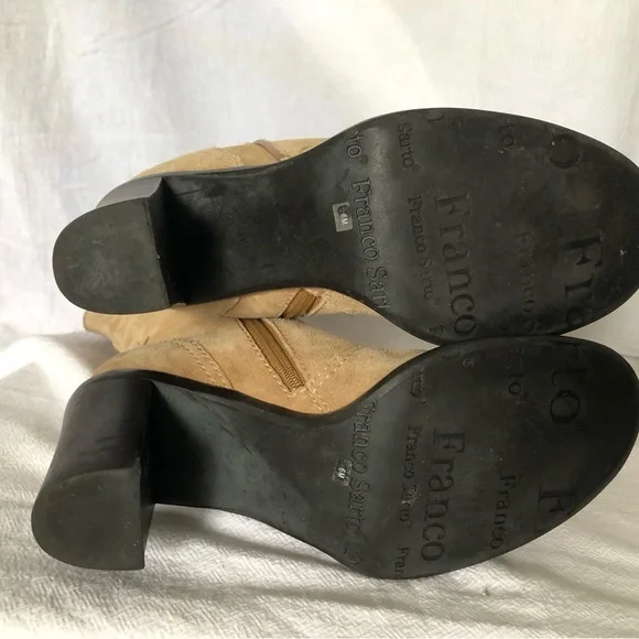 Fran Sarto Suede Heeled Boots - Picture 7 of 8